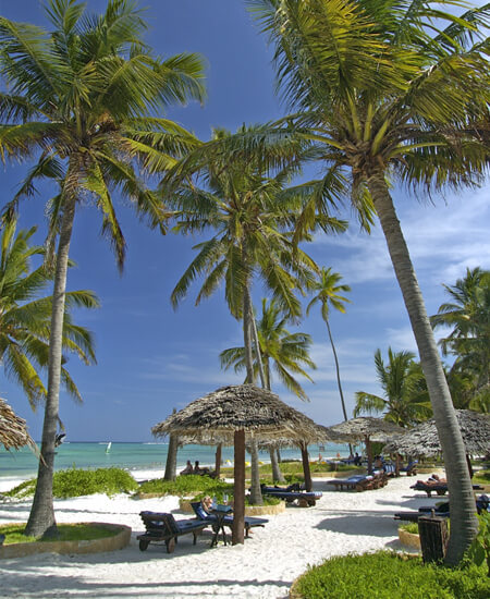 Beach view at Breezes Beach Club & Spa