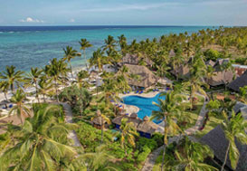Arial view of resort