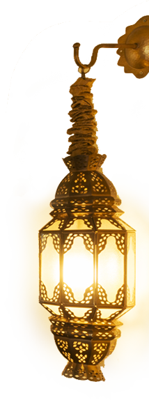Traditional Zanzibar style lamp 