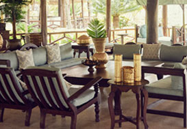 Lounge seating area