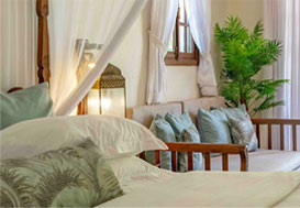 Luxurious villa bedroom